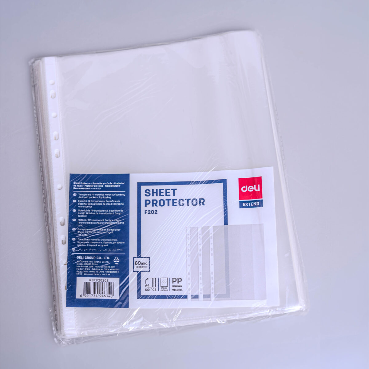 ⁦Sheet protector (60 MICRON) 100 sheet⁩ - الصورة ⁦1⁩